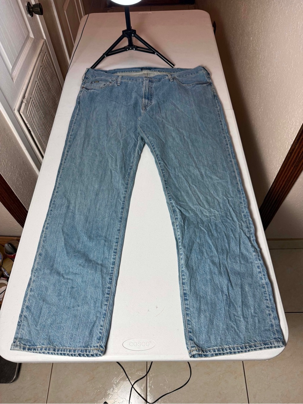 Polo Ralph Lauren Men Hampton Relaxed Straight Jeans 44/34 Blue
Pocket Denim NEW